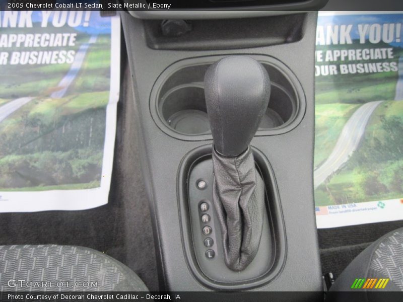 Slate Metallic / Ebony 2009 Chevrolet Cobalt LT Sedan