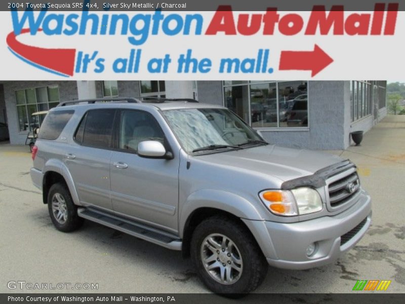 Silver Sky Metallic / Charcoal 2004 Toyota Sequoia SR5 4x4