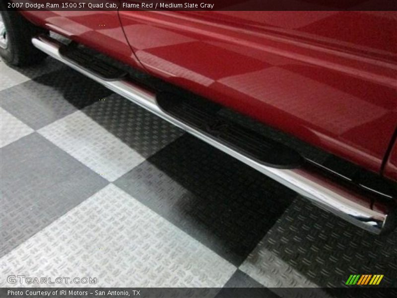Flame Red / Medium Slate Gray 2007 Dodge Ram 1500 ST Quad Cab