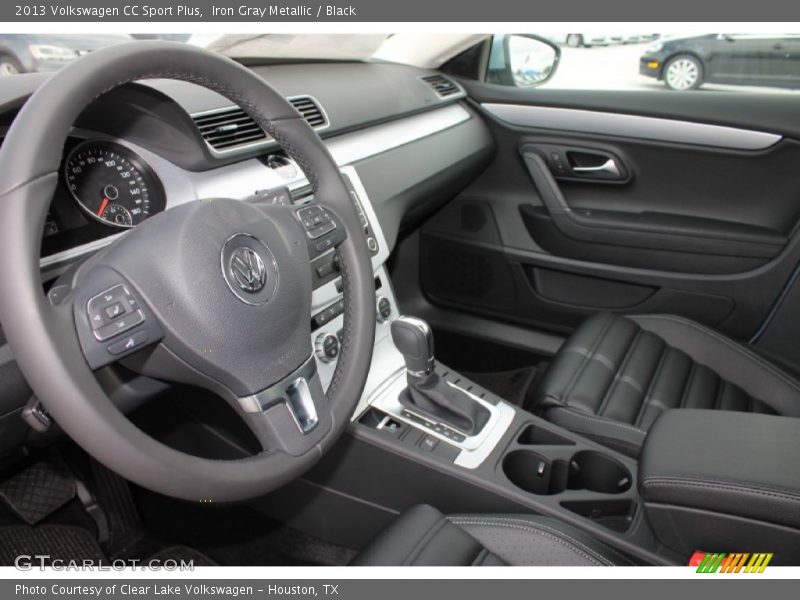 Iron Gray Metallic / Black 2013 Volkswagen CC Sport Plus