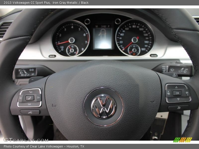 Iron Gray Metallic / Black 2013 Volkswagen CC Sport Plus