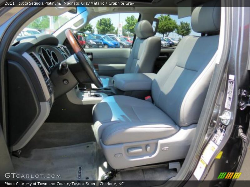 Magnetic Gray Metallic / Graphite Gray 2011 Toyota Sequoia Platinum