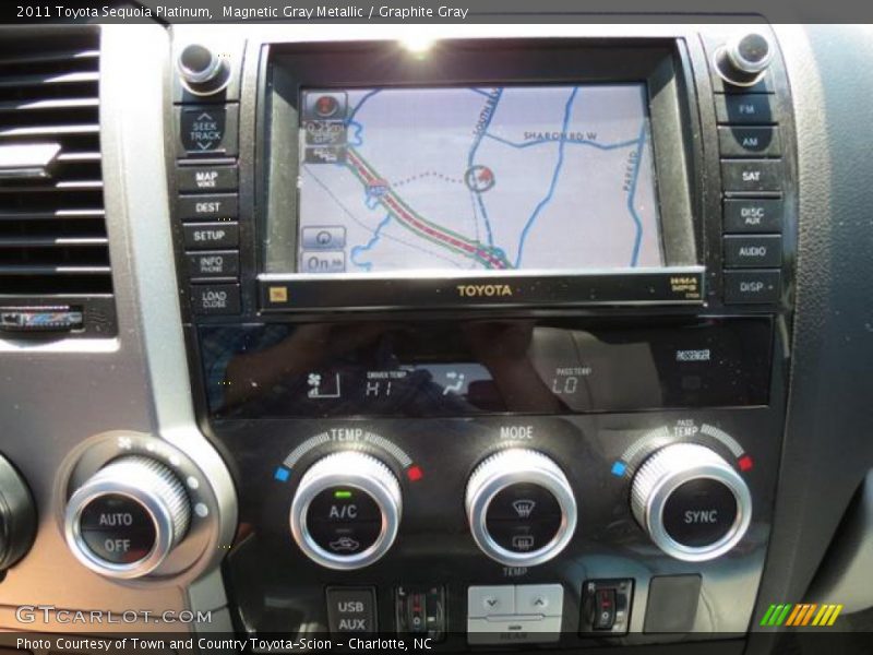 Magnetic Gray Metallic / Graphite Gray 2011 Toyota Sequoia Platinum