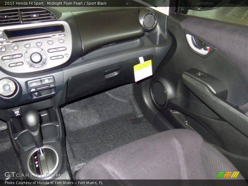 Midnight Plum Pearl / Sport Black 2013 Honda Fit Sport