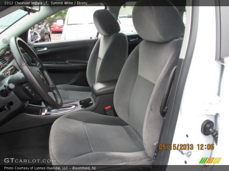 Summit White / Ebony 2012 Chevrolet Impala LT