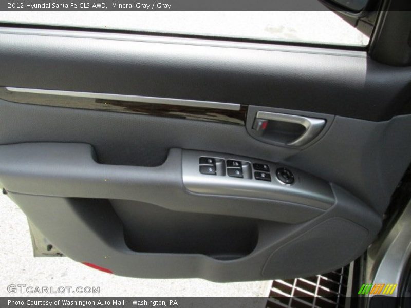 Mineral Gray / Gray 2012 Hyundai Santa Fe GLS AWD