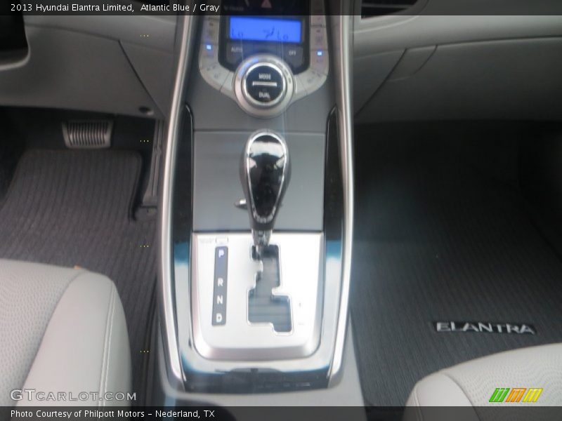 Atlantic Blue / Gray 2013 Hyundai Elantra Limited