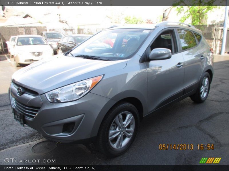 Graphite Gray / Black 2012 Hyundai Tucson Limited AWD