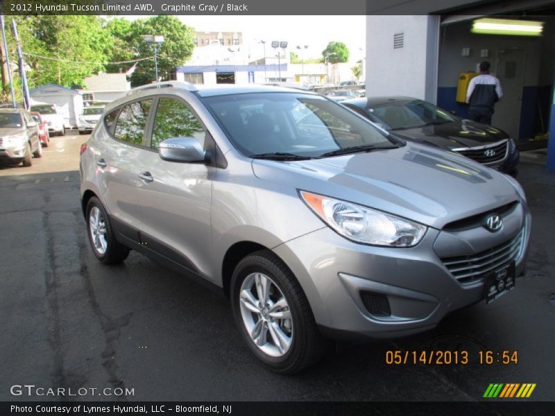 Graphite Gray / Black 2012 Hyundai Tucson Limited AWD