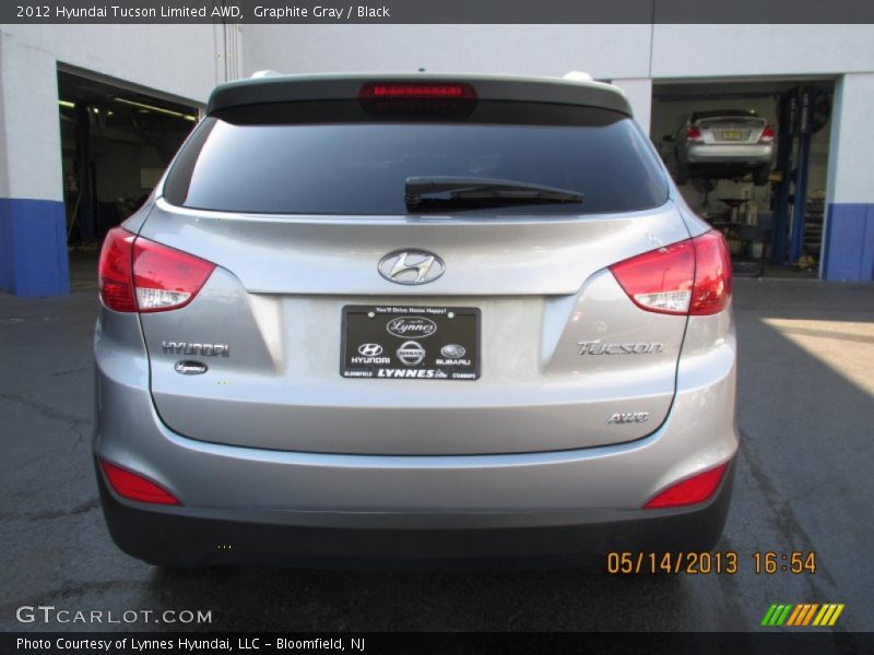 Graphite Gray / Black 2012 Hyundai Tucson Limited AWD