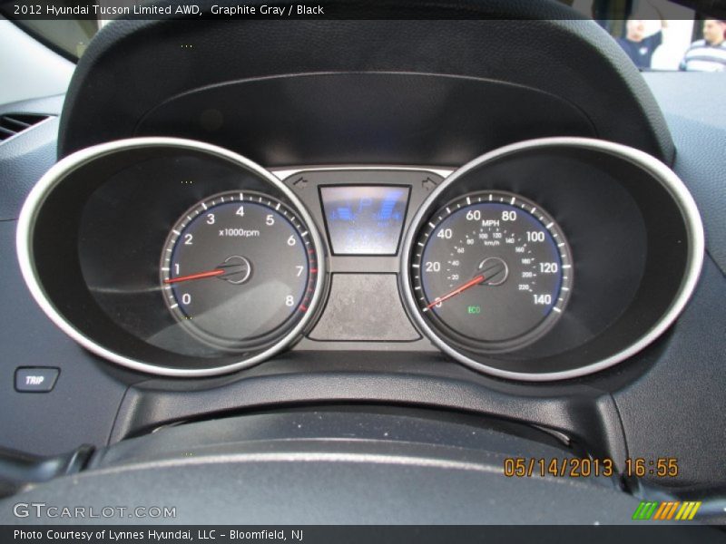 Graphite Gray / Black 2012 Hyundai Tucson Limited AWD