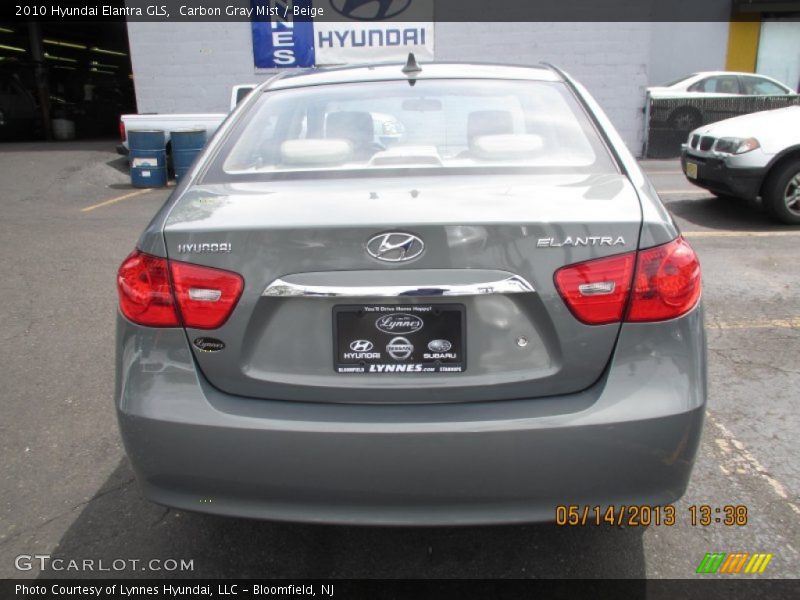 Carbon Gray Mist / Beige 2010 Hyundai Elantra GLS