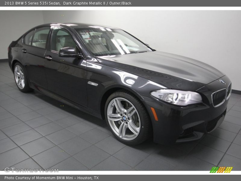 Dark Graphite Metallic II / Oyster/Black 2013 BMW 5 Series 535i Sedan