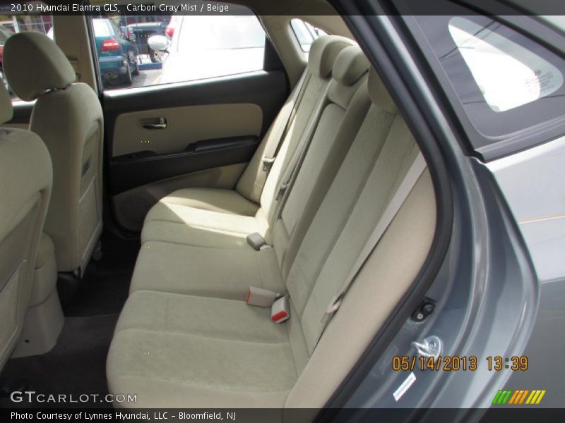 Carbon Gray Mist / Beige 2010 Hyundai Elantra GLS