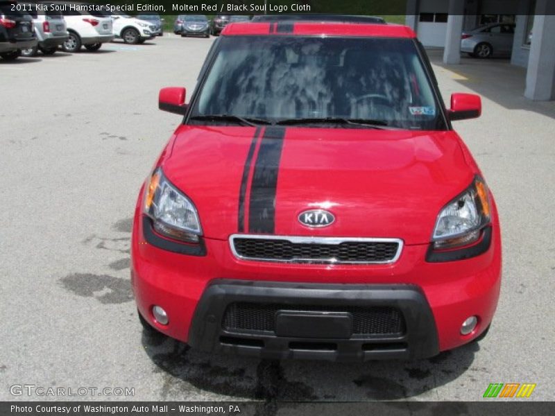 Molten Red / Black Soul Logo Cloth 2011 Kia Soul Hamstar Special Edition