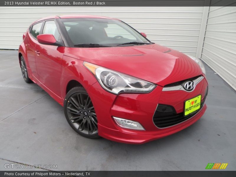 Boston Red / Black 2013 Hyundai Veloster RE:MIX Edition