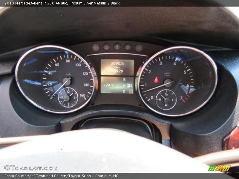 Iridium Silver Metallic / Black 2010 Mercedes-Benz R 350 4Matic