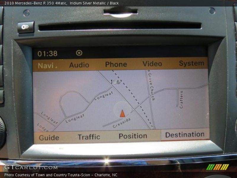 Iridium Silver Metallic / Black 2010 Mercedes-Benz R 350 4Matic