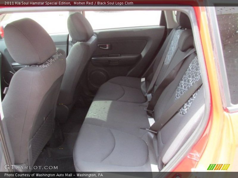 Rear Seat of 2011 Soul Hamstar Special Edition