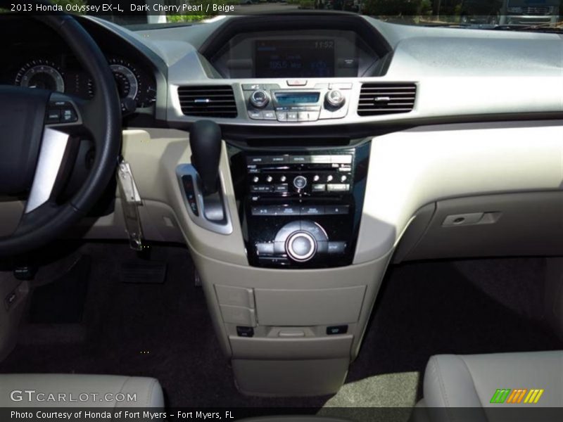 Dark Cherry Pearl / Beige 2013 Honda Odyssey EX-L