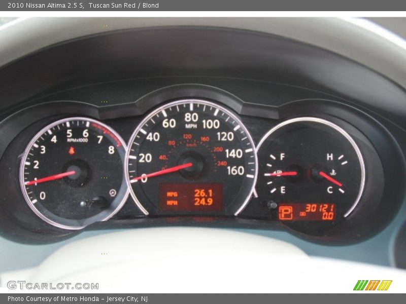 Tuscan Sun Red / Blond 2010 Nissan Altima 2.5 S