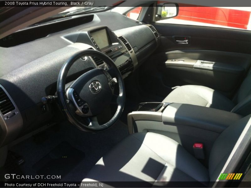 Black / Gray 2008 Toyota Prius Hybrid Touring