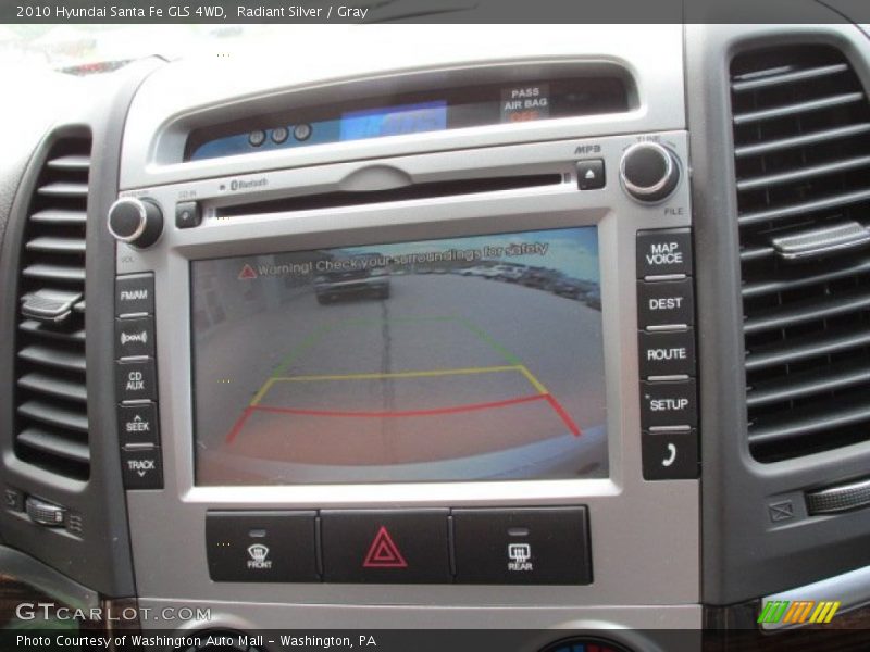 Radiant Silver / Gray 2010 Hyundai Santa Fe GLS 4WD