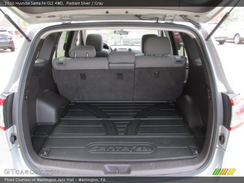 Radiant Silver / Gray 2010 Hyundai Santa Fe GLS 4WD
