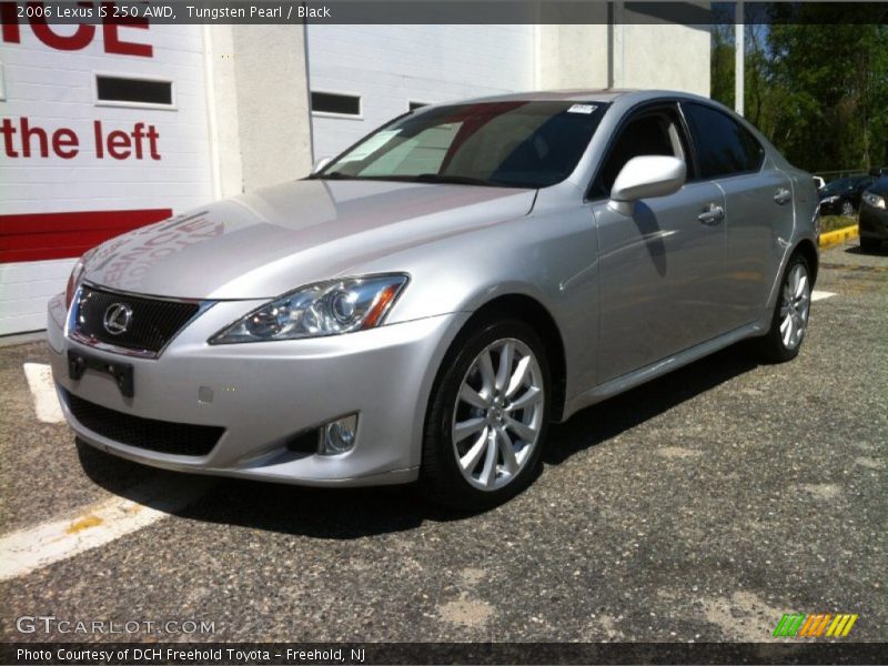 Tungsten Pearl / Black 2006 Lexus IS 250 AWD