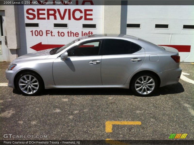 Tungsten Pearl / Black 2006 Lexus IS 250 AWD