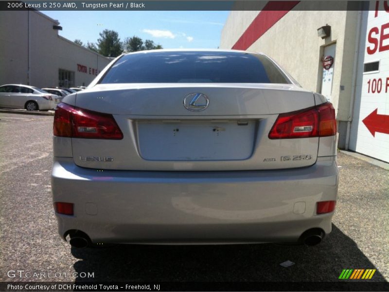 Tungsten Pearl / Black 2006 Lexus IS 250 AWD