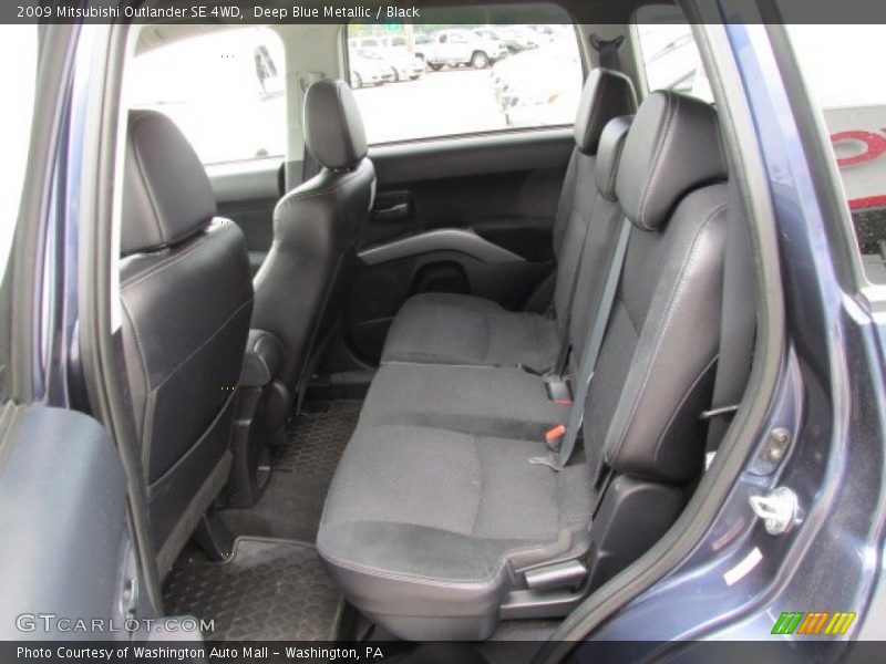 Deep Blue Metallic / Black 2009 Mitsubishi Outlander SE 4WD