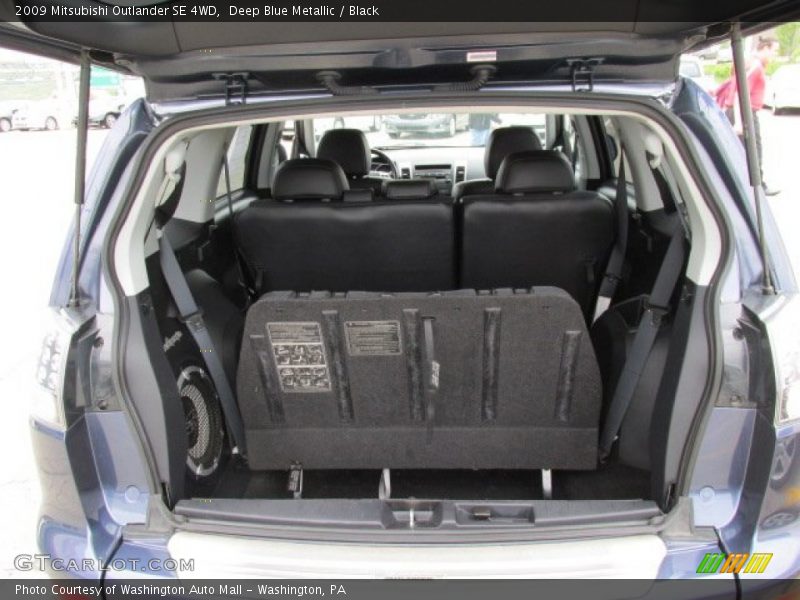 Deep Blue Metallic / Black 2009 Mitsubishi Outlander SE 4WD