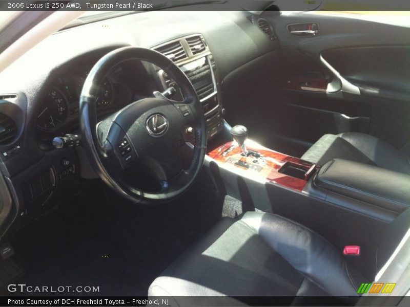Tungsten Pearl / Black 2006 Lexus IS 250 AWD