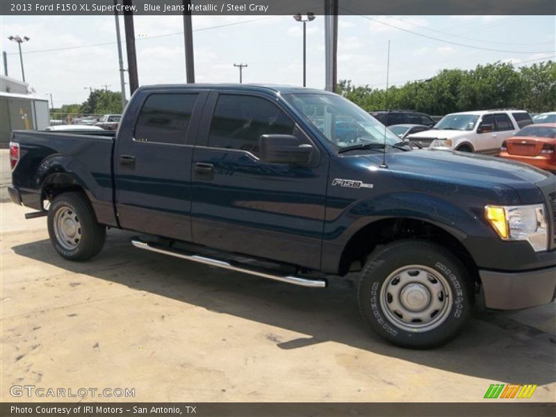 Blue Jeans Metallic / Steel Gray 2013 Ford F150 XL SuperCrew