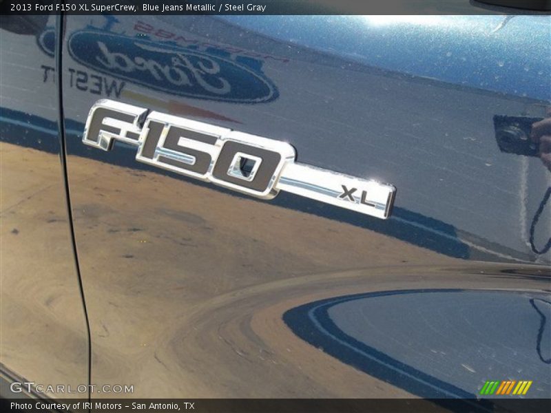 Blue Jeans Metallic / Steel Gray 2013 Ford F150 XL SuperCrew