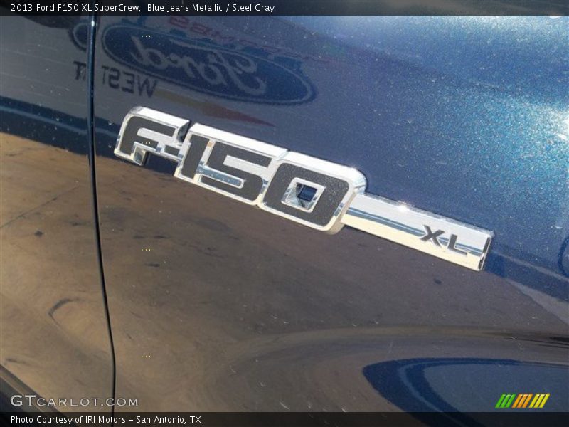 Blue Jeans Metallic / Steel Gray 2013 Ford F150 XL SuperCrew