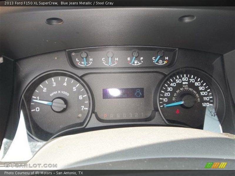 Blue Jeans Metallic / Steel Gray 2013 Ford F150 XL SuperCrew
