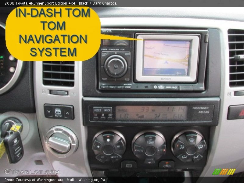 Black / Dark Charcoal 2008 Toyota 4Runner Sport Edition 4x4