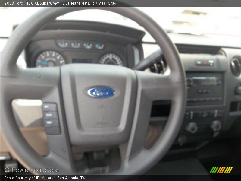 Blue Jeans Metallic / Steel Gray 2013 Ford F150 XL SuperCrew