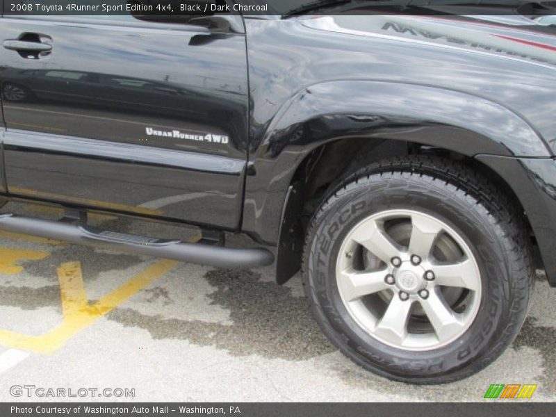 Black / Dark Charcoal 2008 Toyota 4Runner Sport Edition 4x4