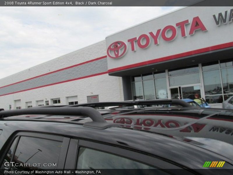Black / Dark Charcoal 2008 Toyota 4Runner Sport Edition 4x4