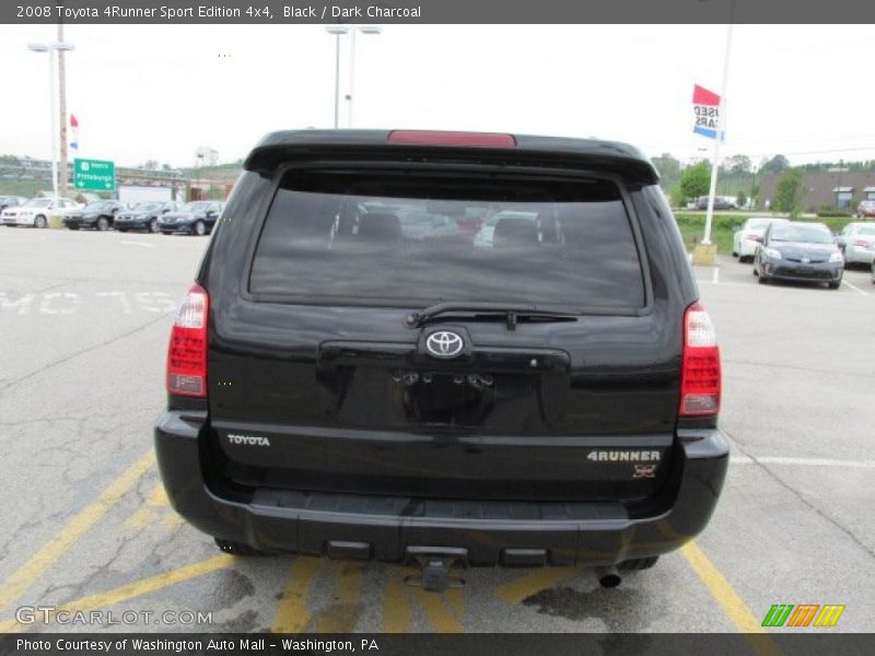 Black / Dark Charcoal 2008 Toyota 4Runner Sport Edition 4x4