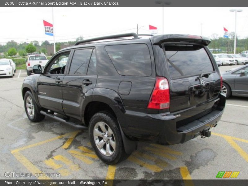 Black / Dark Charcoal 2008 Toyota 4Runner Sport Edition 4x4