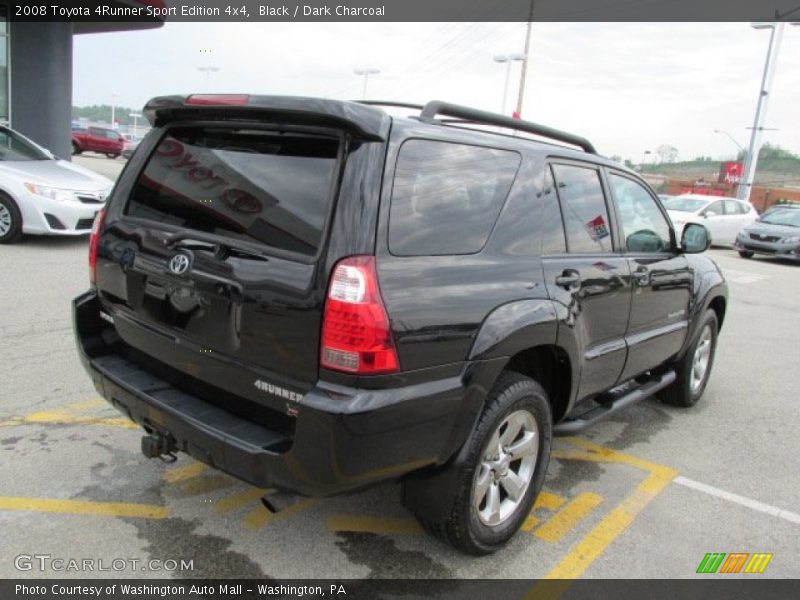 Black / Dark Charcoal 2008 Toyota 4Runner Sport Edition 4x4