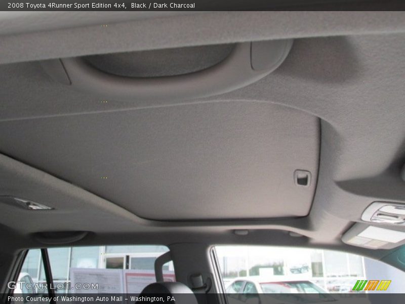 Black / Dark Charcoal 2008 Toyota 4Runner Sport Edition 4x4