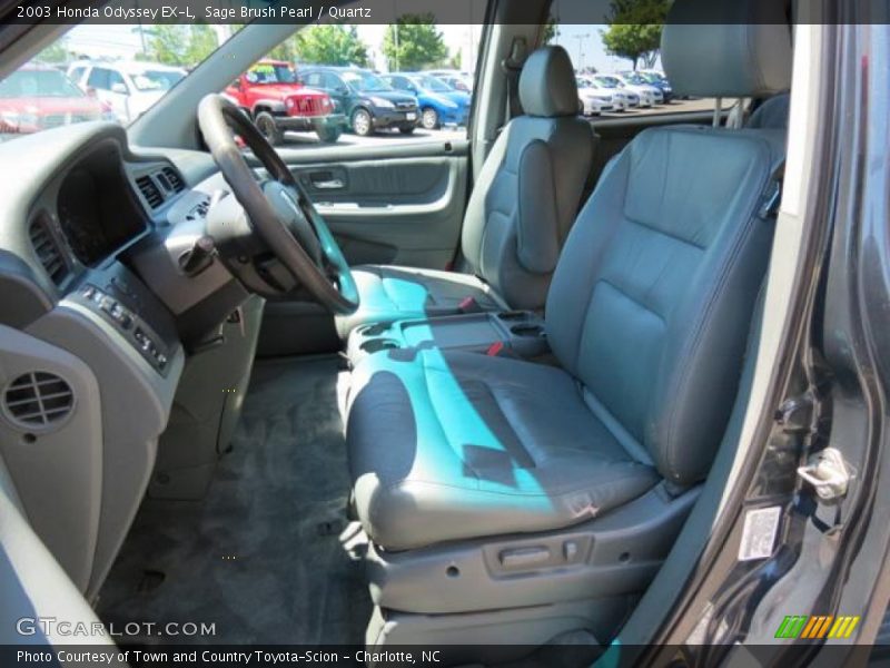 Front Seat of 2003 Odyssey EX-L