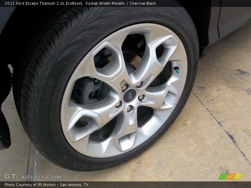 Kodiak Brown Metallic / Charcoal Black 2013 Ford Escape Titanium 2.0L EcoBoost
