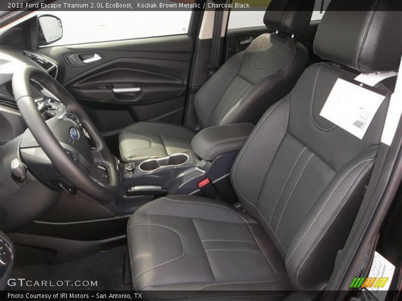 Kodiak Brown Metallic / Charcoal Black 2013 Ford Escape Titanium 2.0L EcoBoost