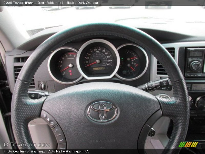 Black / Dark Charcoal 2008 Toyota 4Runner Sport Edition 4x4